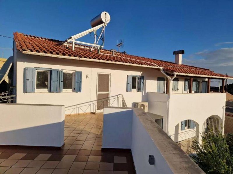 Kato Poros Kreta - Zweistöckiges Haus mit Gästezimmer zum Verkauf in Kato Poros Haus kaufen